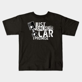 'Just One More Car I Promise' Car Lover Kids T-Shirt